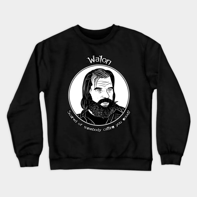 Walon - The Wire Crewneck Sweatshirt by Black Snow Comics